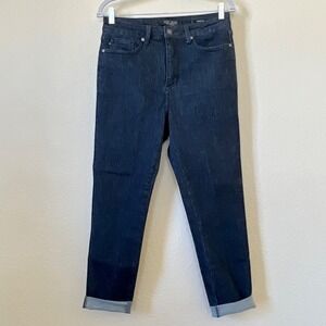 Judy Blue Skinny Fit Dark Wash Denim Jeans Women's Size 9 29 Cuffed Classic